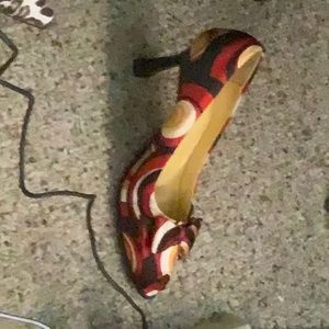 Women Shoes multicolored Heels Classic